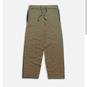 Adrian cashmere check knit trackies